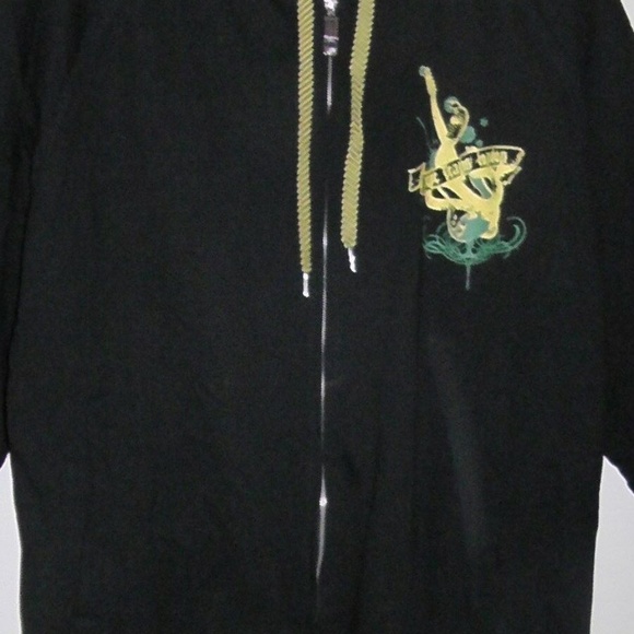 Vintage hooded hoodie sweatshirt Jacket Sz 4XL - Picture 3 of 7